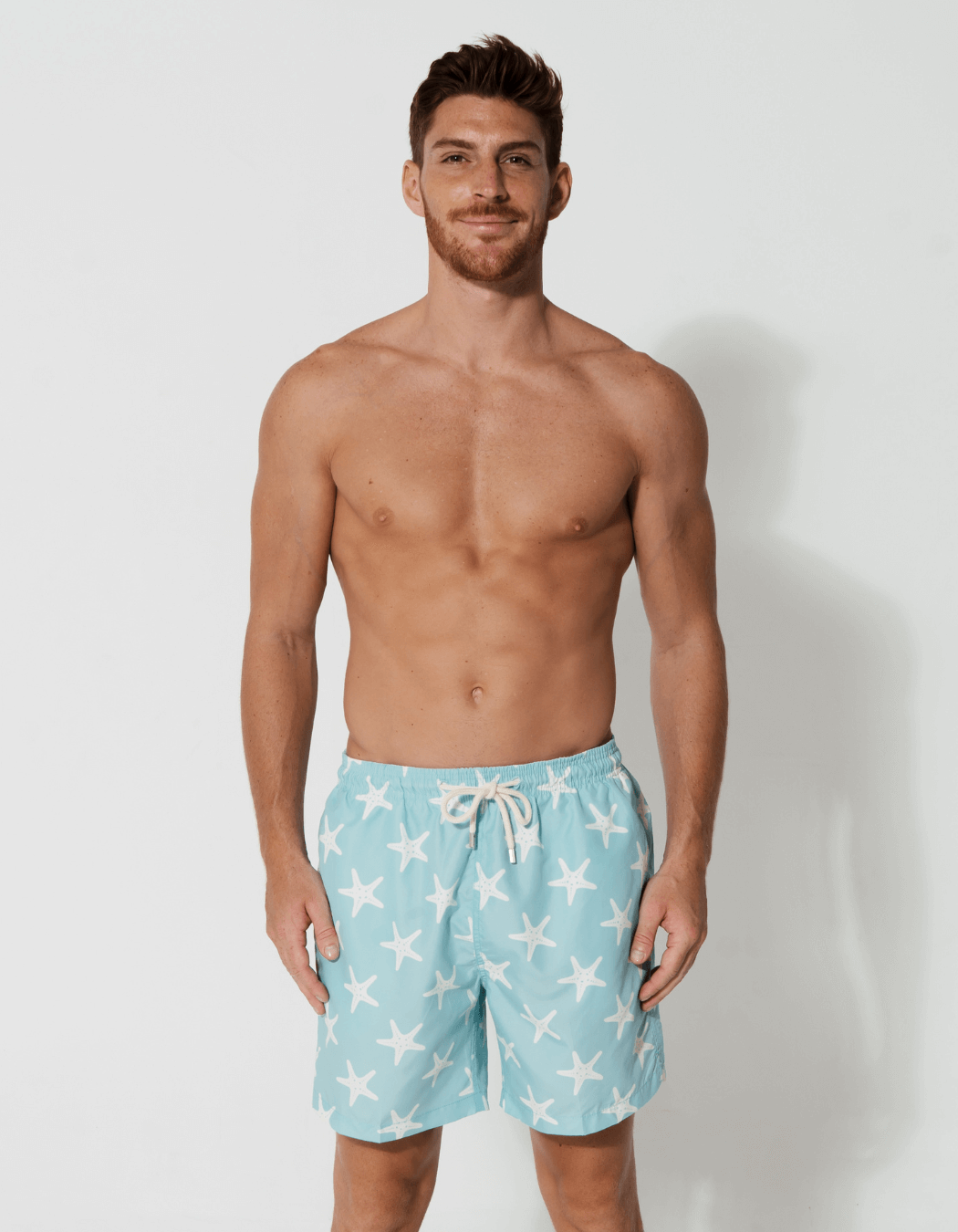 Sandbar_father_and_son_swim_shorts_blue_starfish