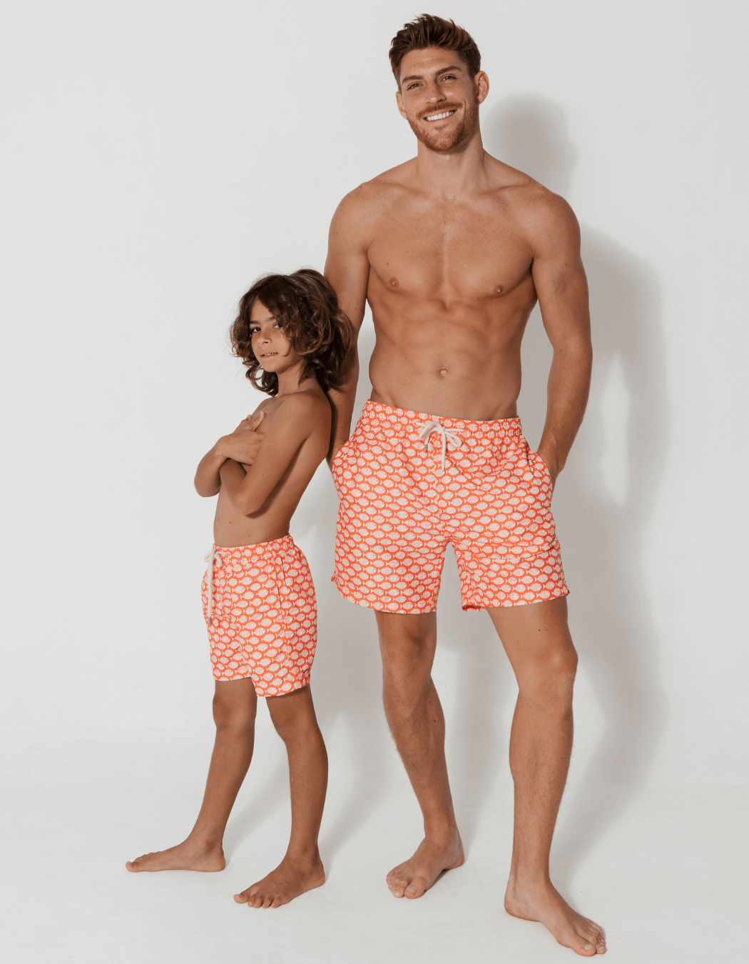 Sandbar_father_and_son_swim_shorts_coral_fish