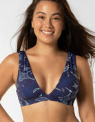 Sandbar_swimwear_Womens_plunge_bikini top_ocean_manta