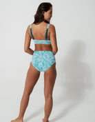 Sandbar_swimwear_family_matching_high_waist_bikini_eco_recycled_tank_top_bikini_reversible_Green_fern_teal