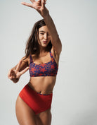 Sandbar_swimwear_high_waist_bikini_eco_recycled_tank_top_bikini_reversible_starfish_red_blue