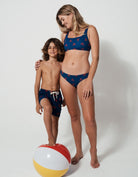 Sandbar_swimwear_mother_son_low_waist_bikini_eco_recycled_tank_top_bikini_reversible_red lobster