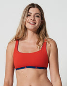 Sandbar_swimwear_low_waist_bikini_eco_recycled_tank_top_bikini_reversible_red lobster