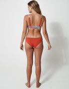 Sandbar_swimwear_family_matching_low_waist_bikini_eco_recycled_tank_top_bikini_reversible_Pink_palm_coral_rust