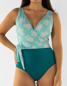 Womens_wrap_one_piece_swim_suit_maldives_turtle