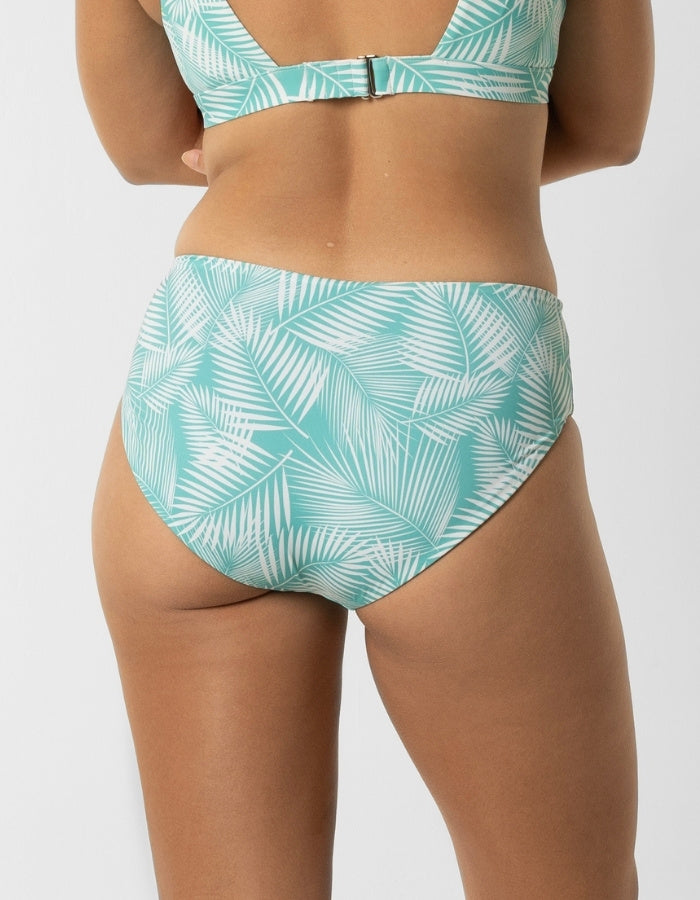 Sandbar_swimwear_Womens_plunge_bikini top_green_fern
