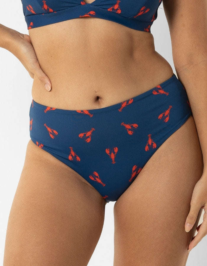 Sandbar_swimwear_Womens_plunge_bikini top_red_lobster