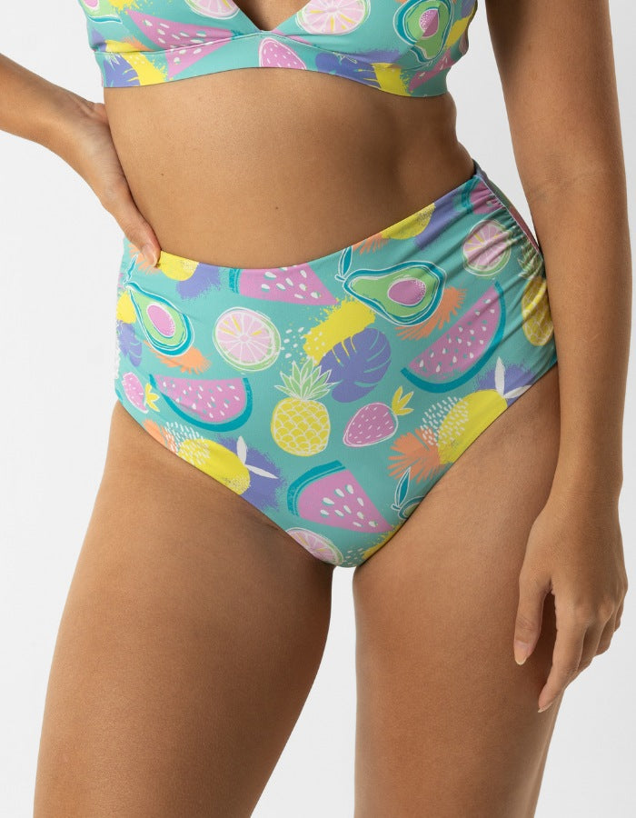Sandbar_swimwear_Womens_plunge_bikini top_fruit