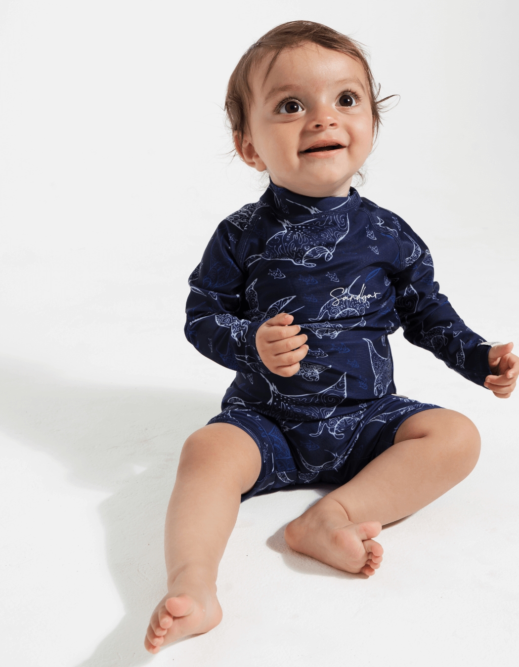 Baby Swimwear | Baby Swimsuit Ocean Manta