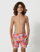 Sandbar_mother_and_son_swim_shorts_pink_palm