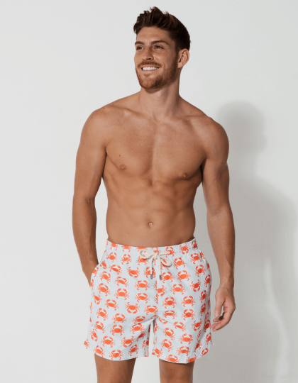 Men's Swimwear | Peach Crab Swim Shorts