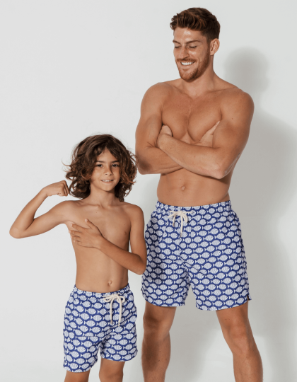 Sandbar_father_and_son_swim_shorts_blue_fish