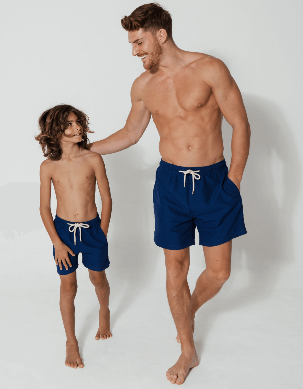 Sandbar_father_and_son_swim_shorts_dark_blue