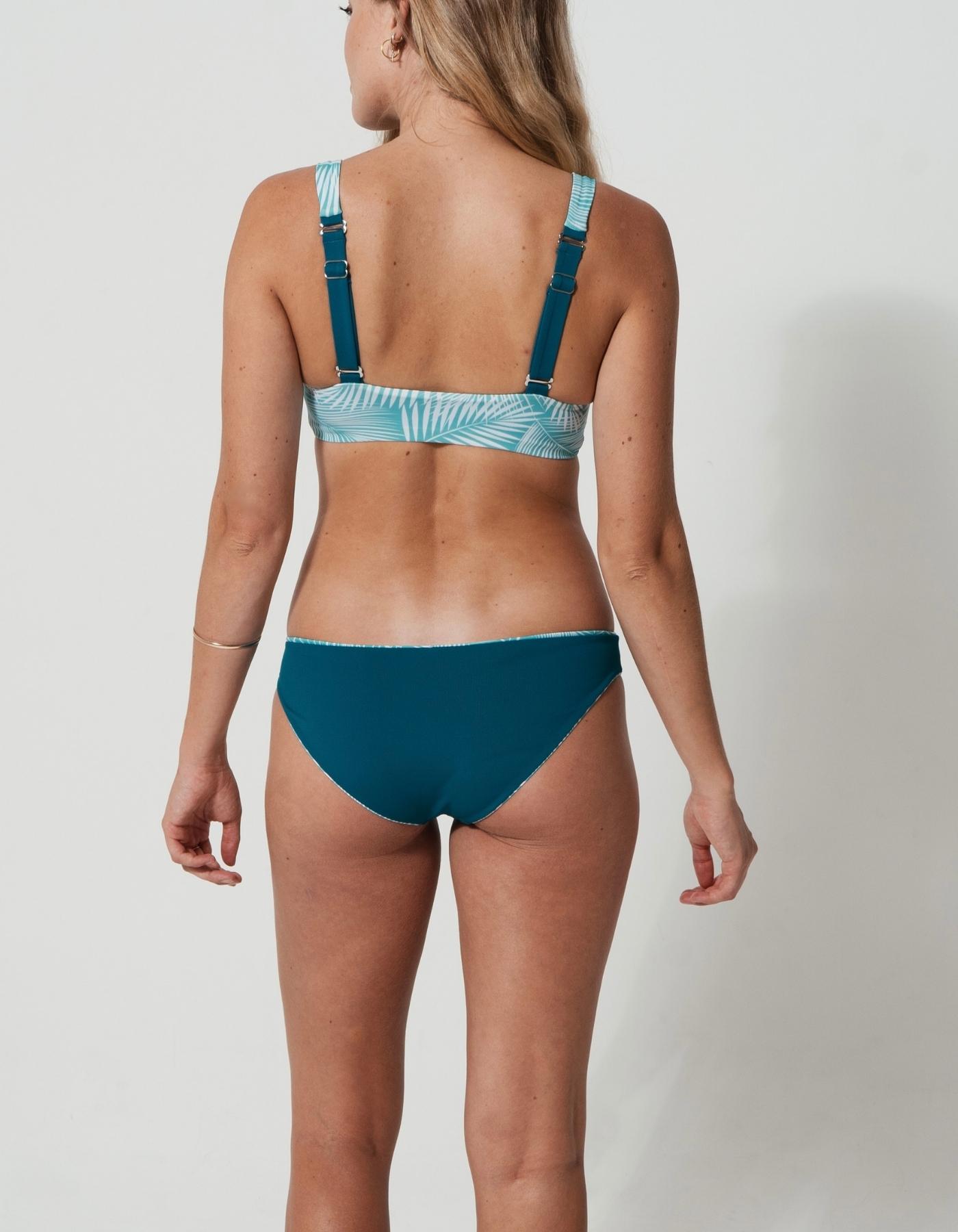 Sandbar_swimwear_family_matching_low_waist_bikini_eco_recycled_tank_top_bikini_reversible_Green_fern_teal