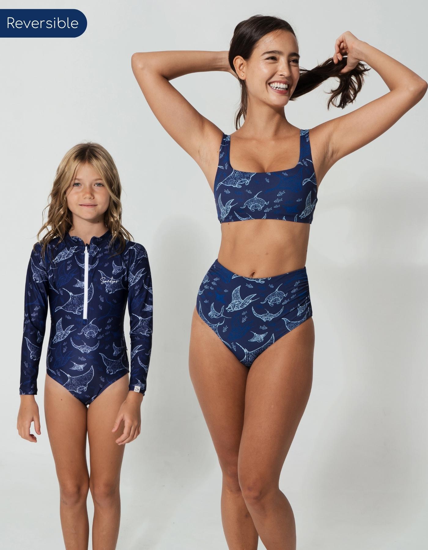 Sandbar_swimwear_family_matching_mother_daughter_bikini_eco_recycled_tank_top_bikini_swimsuit_ocean_manta