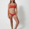 Sandbar_swimwear_family_matching_low_waist_bikini_eco_recycled_tank_top_bikini_reversible_Pink_palm_coral_rust