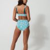 Sandbar_swimwear_family_matching_high_waist_bikini_eco_recycled_tank_top_bikini_reversible_Green_fern_teal