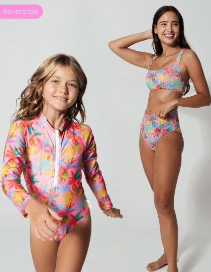 Sandbar_swimwear_family_matching_mother_daughter_bikini_eco_recycled_tank_top_bikini_swimsuit_pink_palm